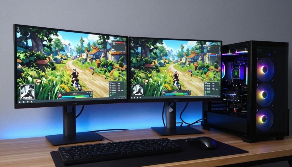 Balanced gaming setup with optimal ray tracing performance