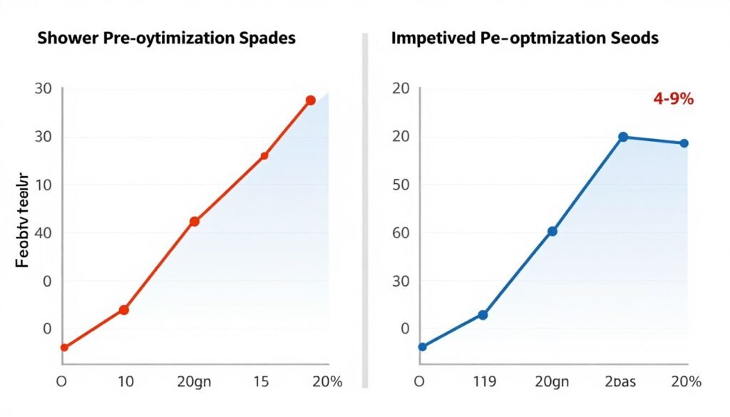 Before and after benchmark comparison showing SSD optimization performance gains
