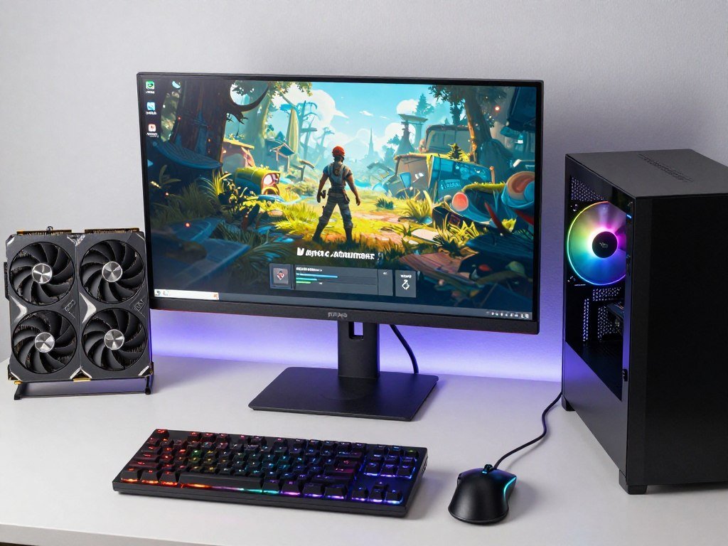 Budget-friendly RTX 4070 gaming PC build for 1080p path tracing