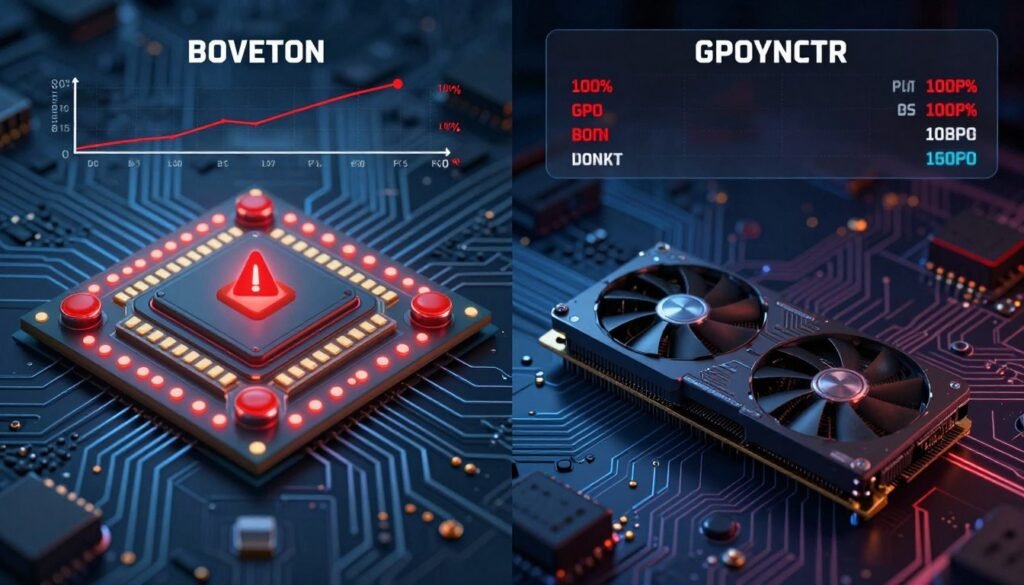 CPU and GPU bottleneck visualization in gaming
