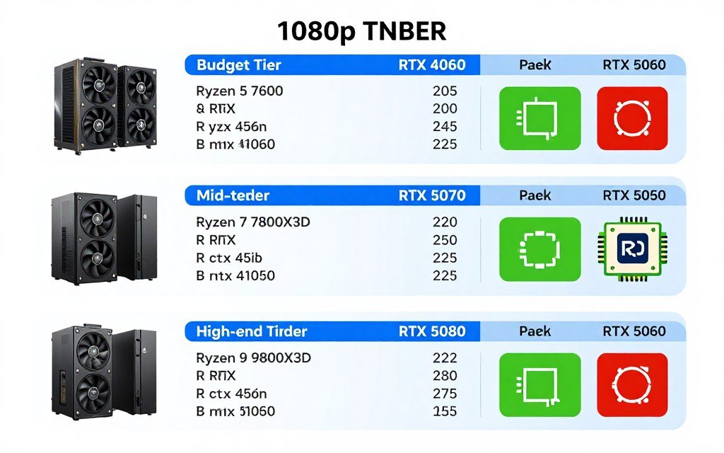CPU and GPU pairing recommendations for 1080p high refresh rate gaming