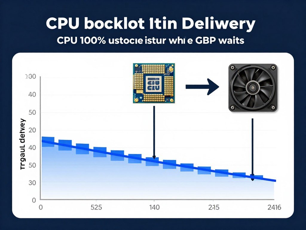 CPU bottleneck causing frame time inconsistency visualization
