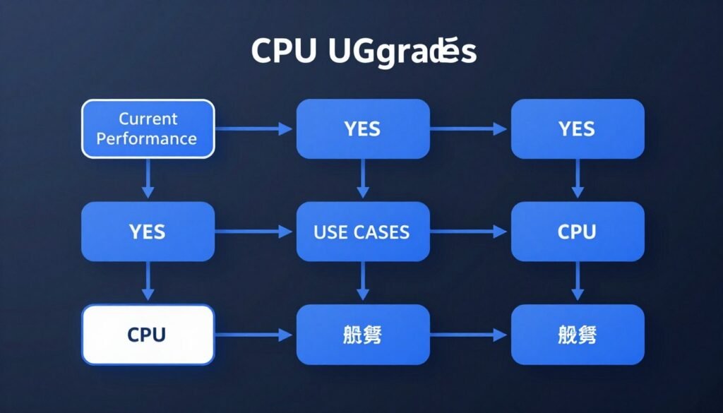 CPU upgrade decision flowchart CPU upgrade decision flowchart