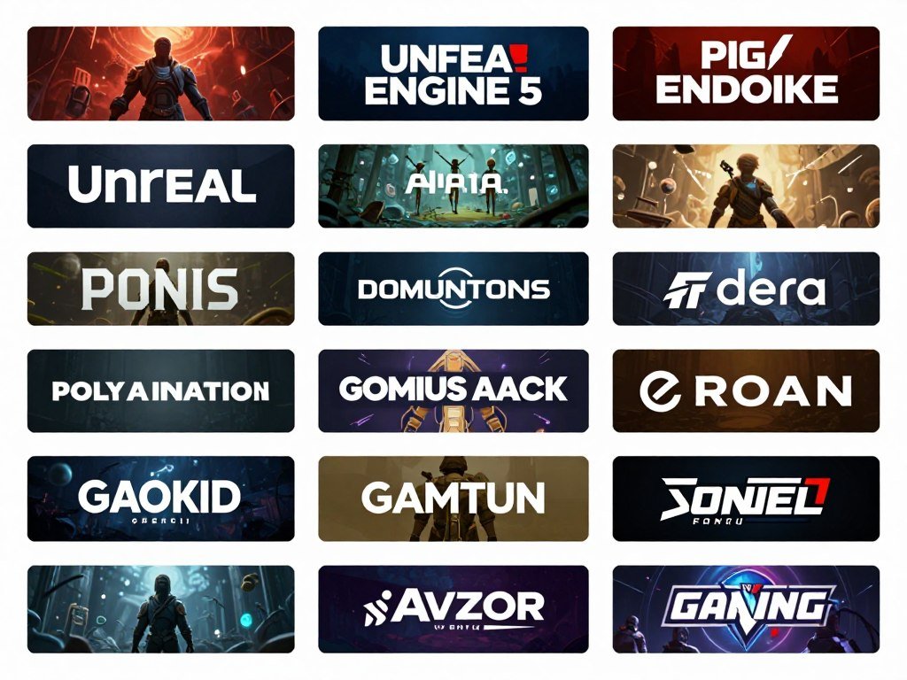 Collection of game logos known for severe shader compilation problems Collection of game logos known for severe shader compilation problems