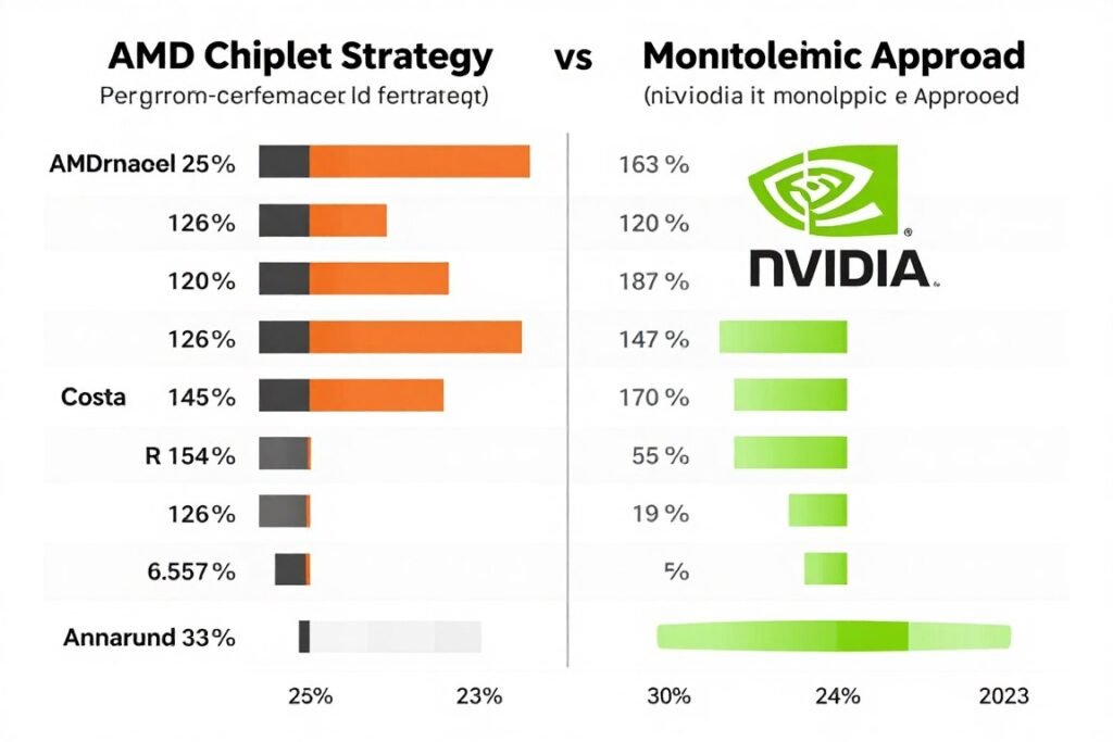 Competitive GPU architecture comparison between AMD and NVIDIA approaches