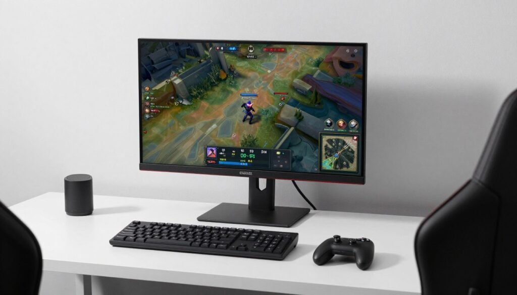 Competitive esports gaming setup
