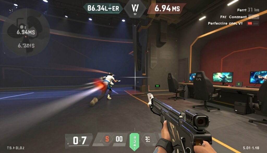 Competitive gaming showing importance of consistent frame times