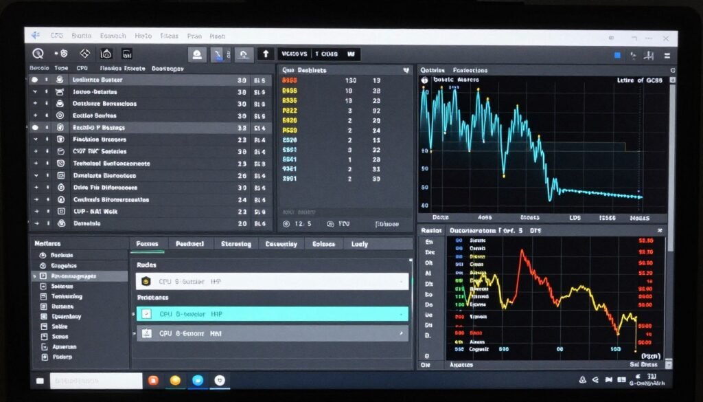 Computer screen showing audio production optimization settings and performance improvements