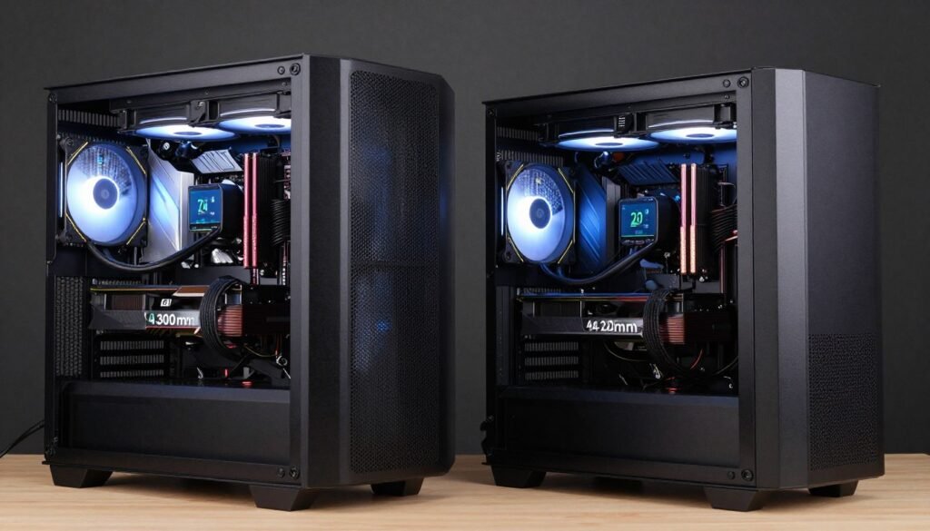 Cooling performance final comparison between AIO and custom loop in high-end PC build