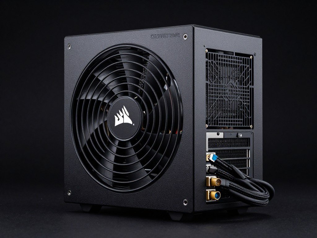 Corsair RM1000x Shift ATX 3.1 power supply with native 12V-2x6 connector