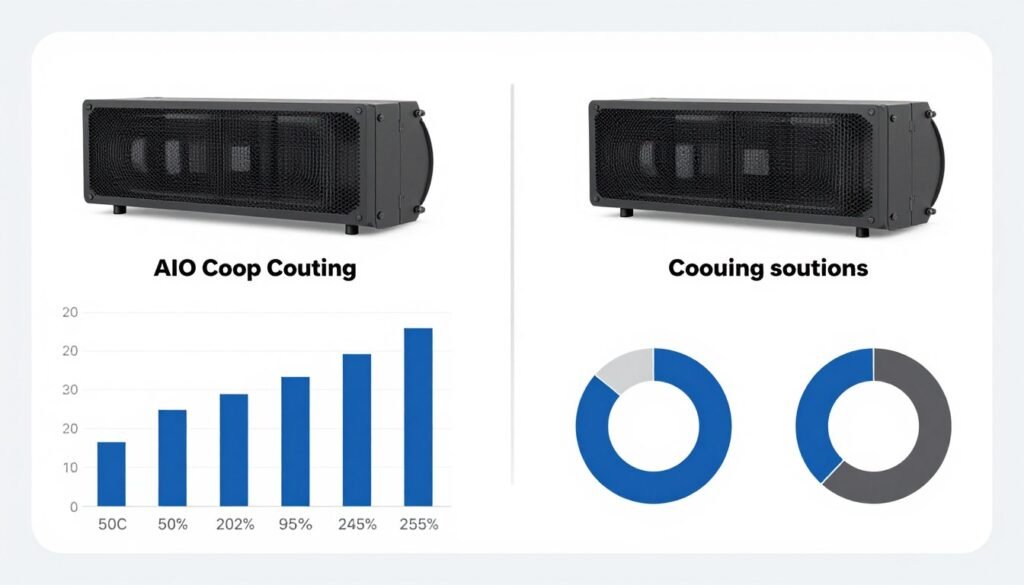 Cost comparison breakdown for cooling performance solutions