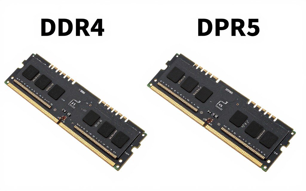 DDR4 and DDR5 RAM side by side comparison