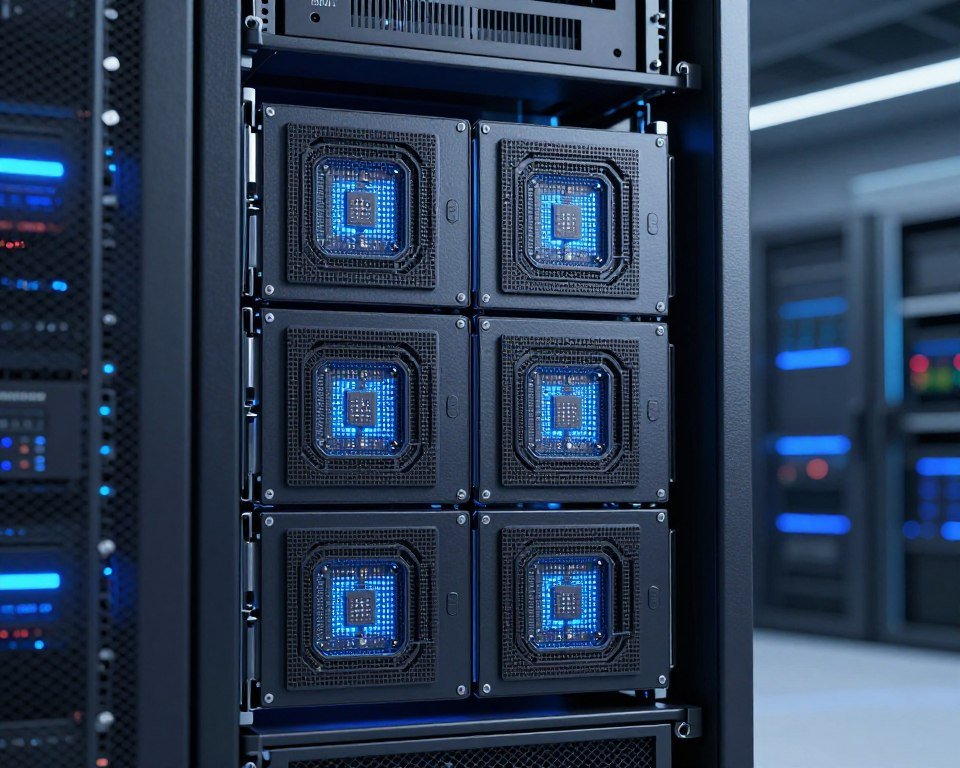 Data center GPU accelerators using chiplet architecture for AI workloads