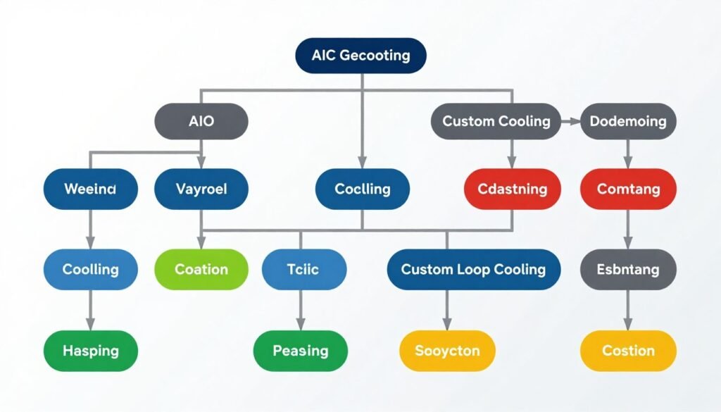 Decision flowchart for choosing cooling performance solutions