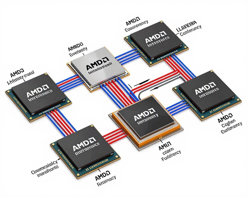 Detailed chiplet interconnect architecture with Infinity Fabric technology