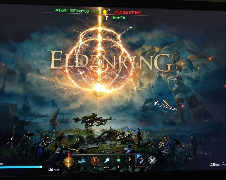 Elden Ring PC running at optimal settings showing smooth frame rate performance