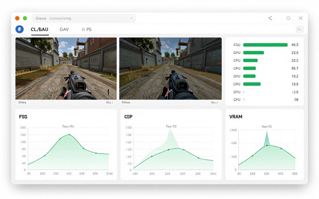 FOV Performance Hit measurement using benchmarking tools and FPS monitoring