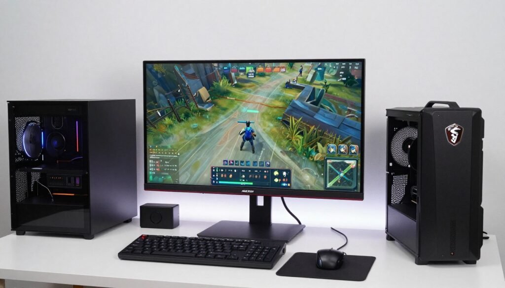 Final gaming setup showing optimized frame time consistency