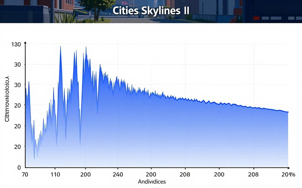 Frame time consistency graph showing before and after optimization results