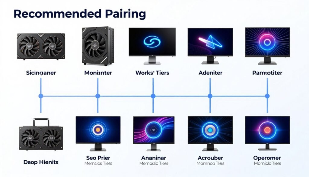 GPU and monitor pairing recommendations chart