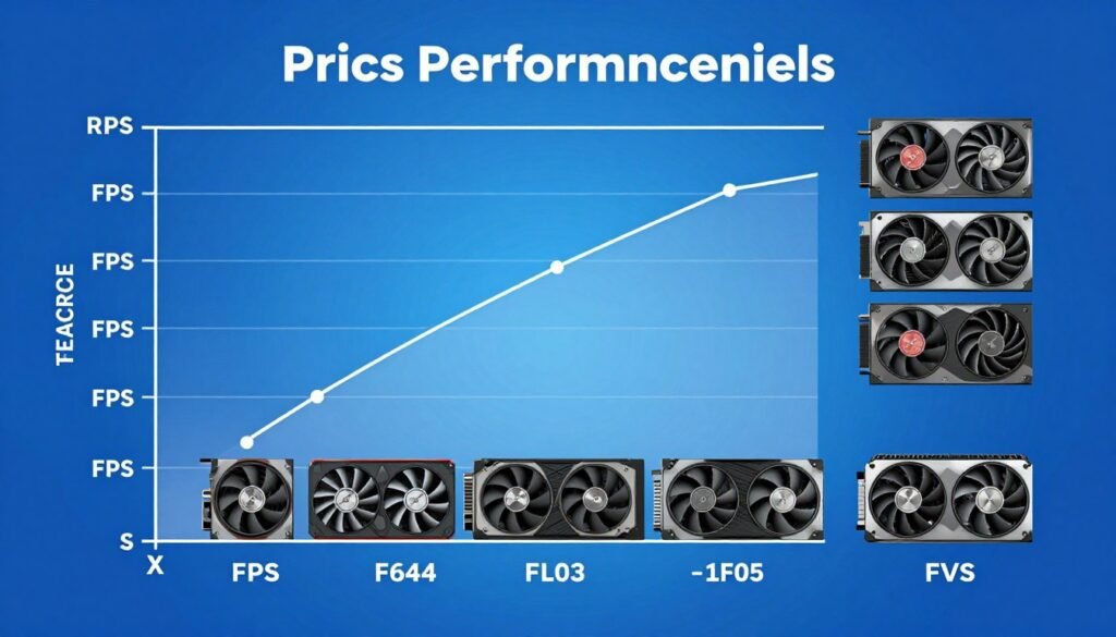 GPU price to performance comparison chart for 2026