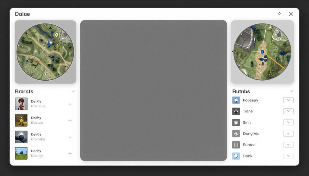 Game UI showing stretched elements on ultrawide display
