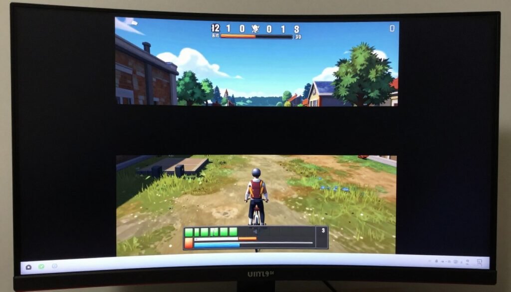 Game displaying black bars due to aspect ratio limitation