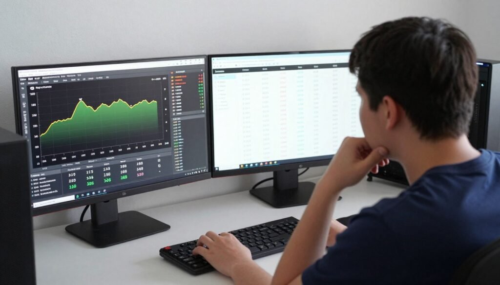 Gamer making hardware purchasing decision