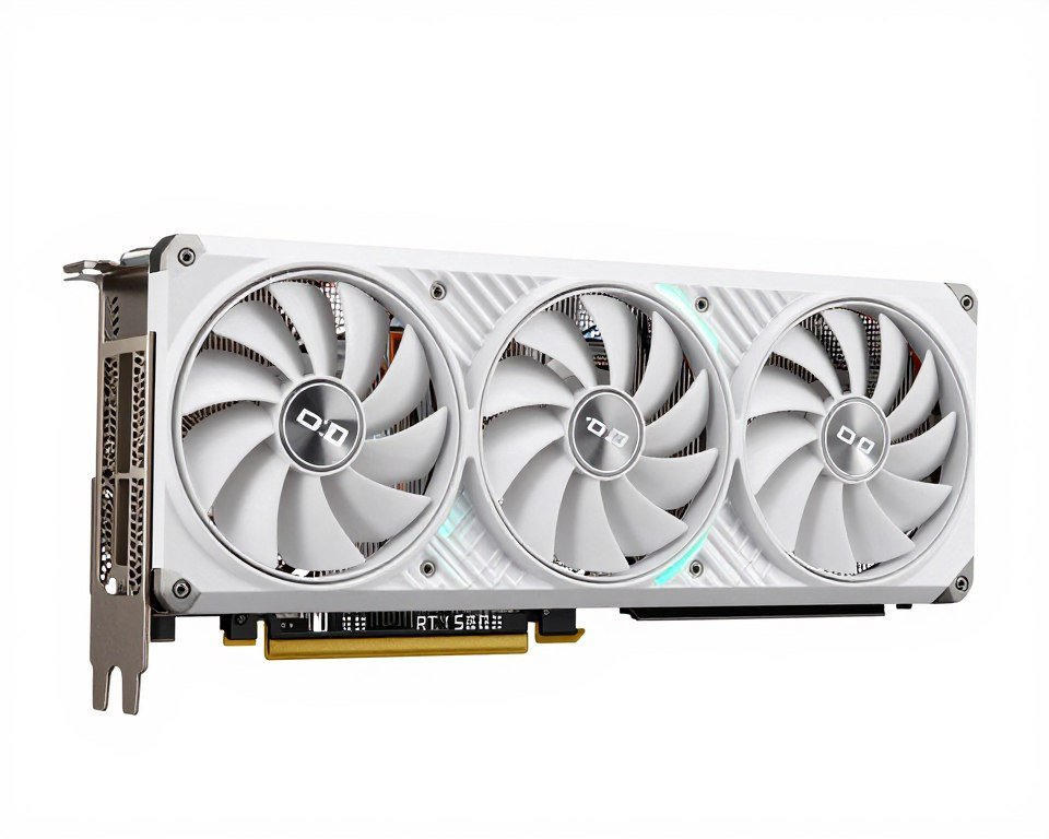 Gigabyte AORUS RTX 5070 white edition gaming graphics card