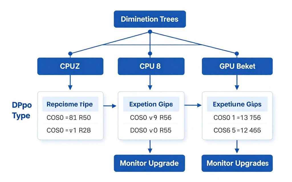 Hardware upgrade decision flowchart for bottleneck resolution