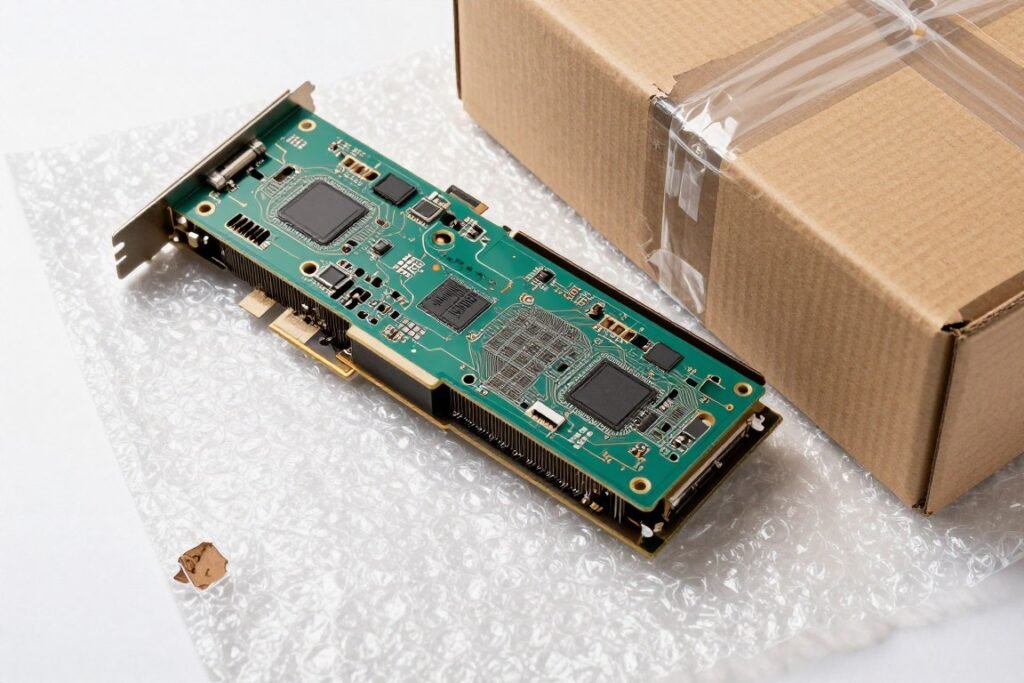Inadequate packaging damage to refurbished component during shipping