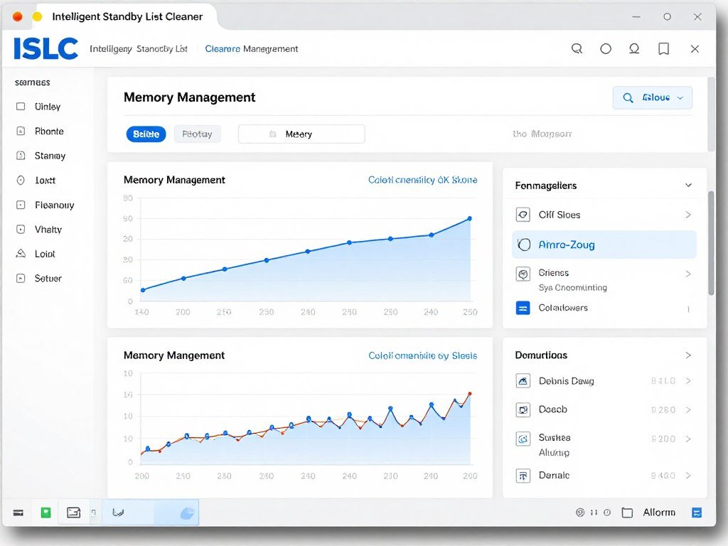 Intelligent Standby List Cleaner software interface