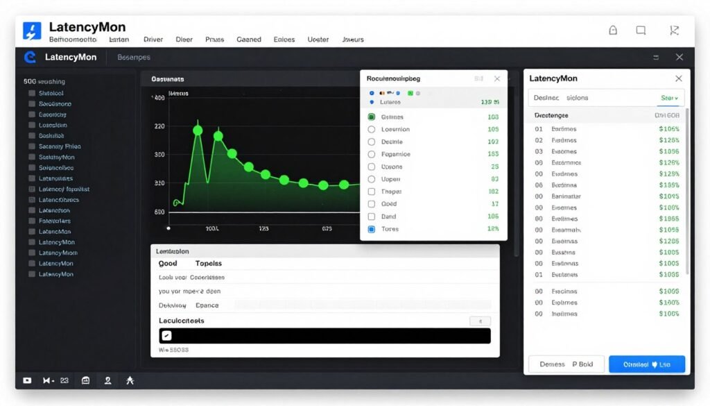 LatencyMon software showing improved system latency after HPET optimization