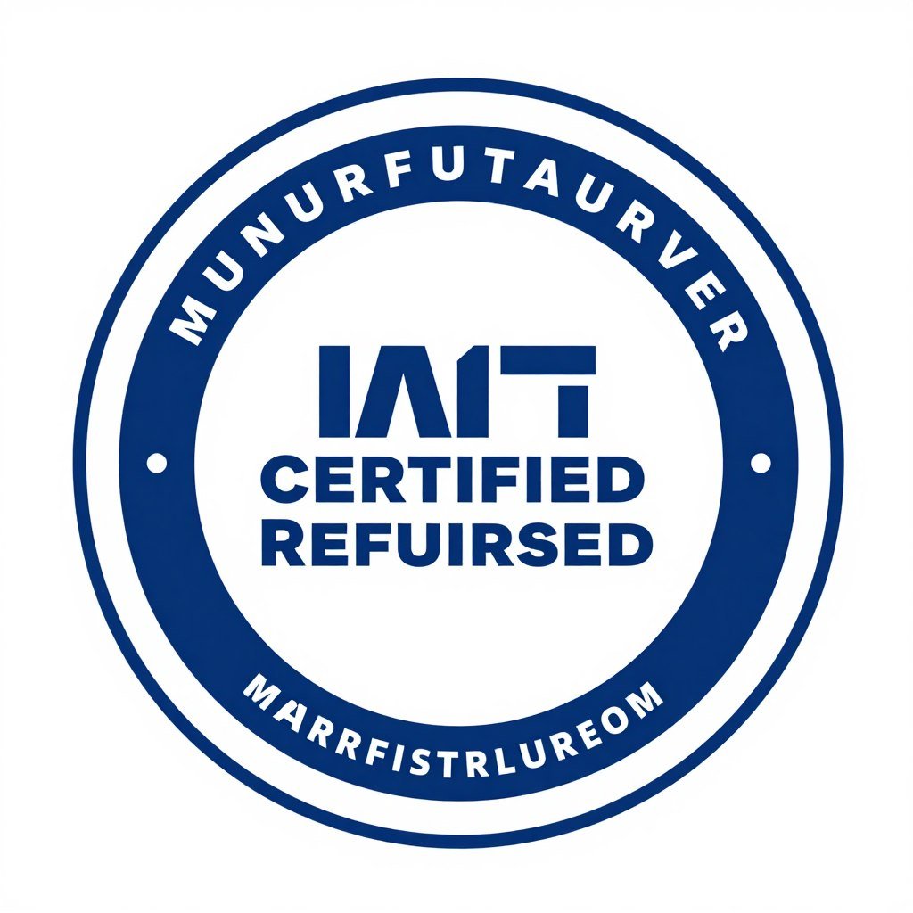 Manufacturer direct refurbished program certification badge