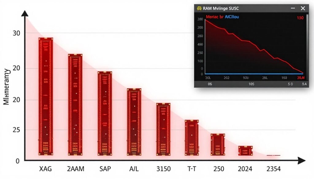 Memory leak visualization in gaming