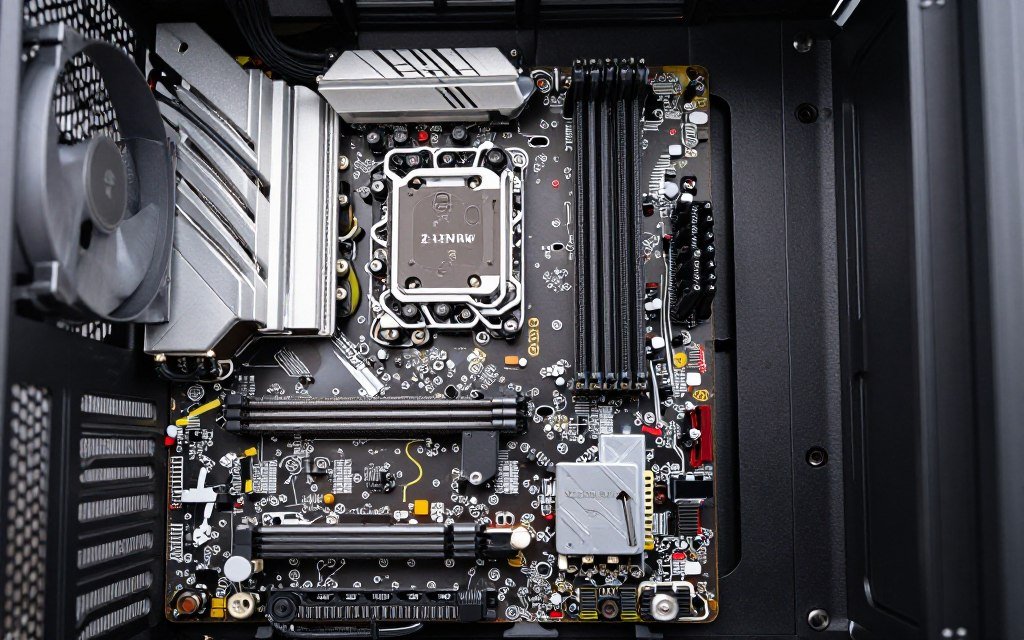 Mini-ITX Z-series motherboard in small form factor case