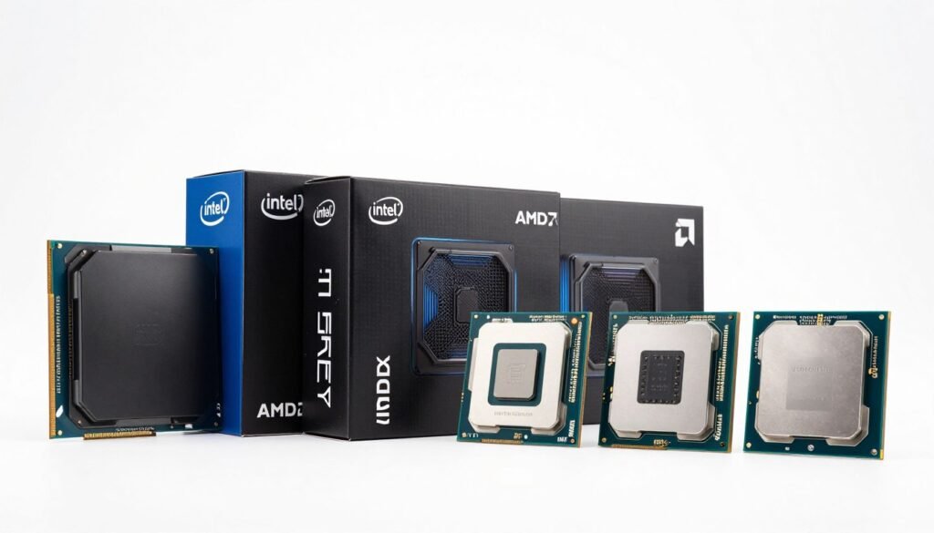 Modern gaming CPU lineup comparison