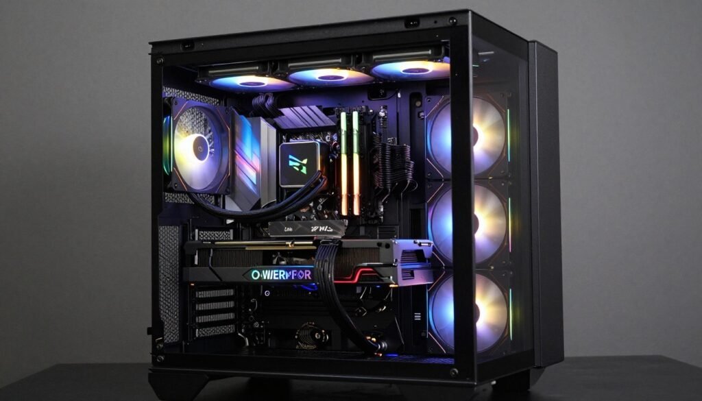 Modern gaming PC build with multi-core CPU Modern gaming PC build with multi-core CPU