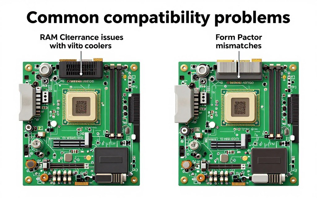 Motherboard compatibility issues diagram