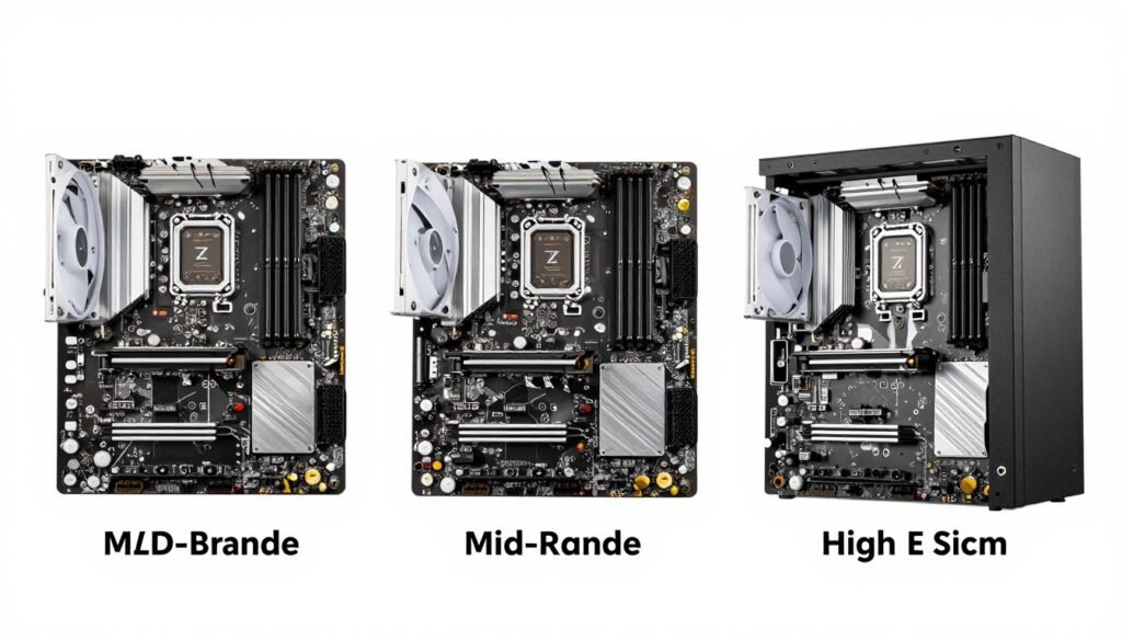 Multiple PC builds showing different use cases
