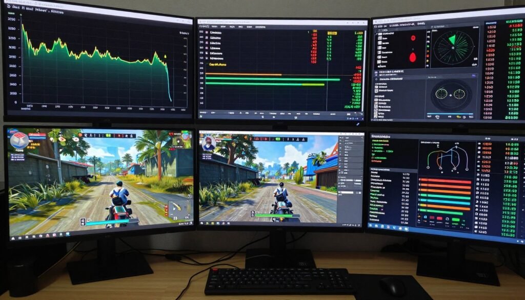 Multiple monitoring tools running simultaneously