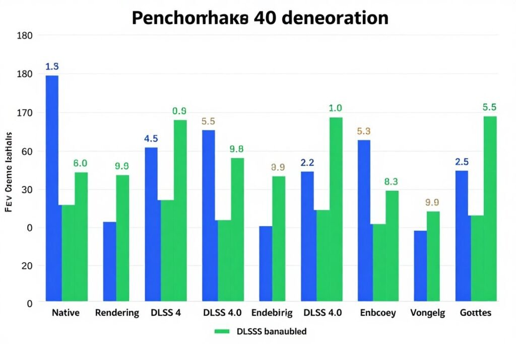 NVIDIA DLSS 4.0 frame generation performance benchmarks showing FPS improvements and latency measurements NVIDIA DLSS 4.0 frame generation performance benchmarks showing FPS improvements and latency measurements