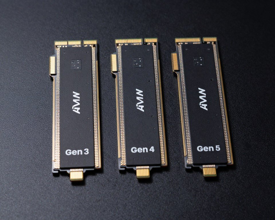NVMe SSD speed comparison for DirectStorage gaming with Gen3, Gen4, Gen5 drives