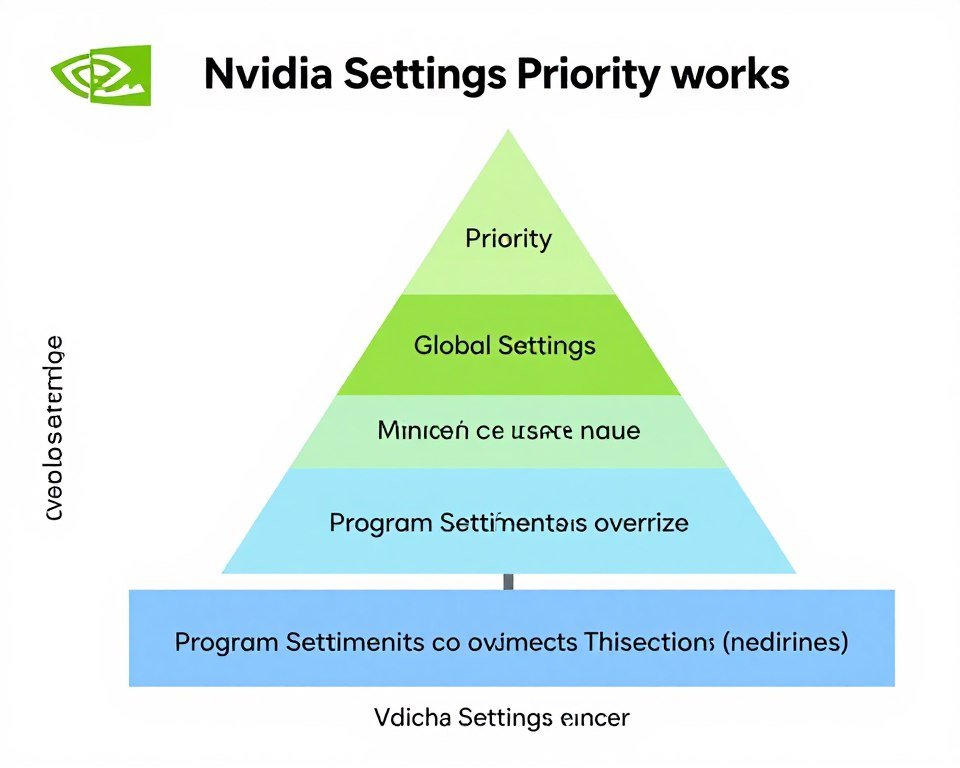 Nvidia Settings priority hierarchy diagram