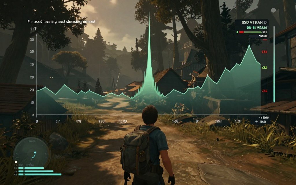 Open world game streaming causing frame time spikes