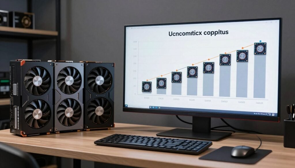 PC builder comparing current generation GPUs versus upcoming chiplet designs