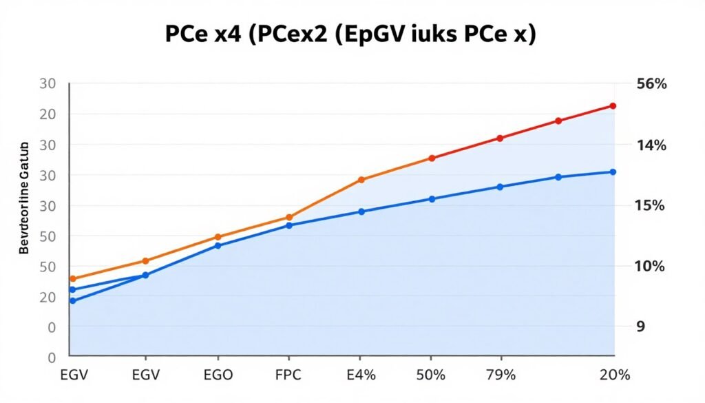 PCIe lane configuration impact on eGPU performance chart