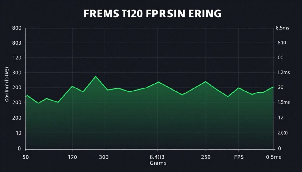 Perfect frame time consistency graph