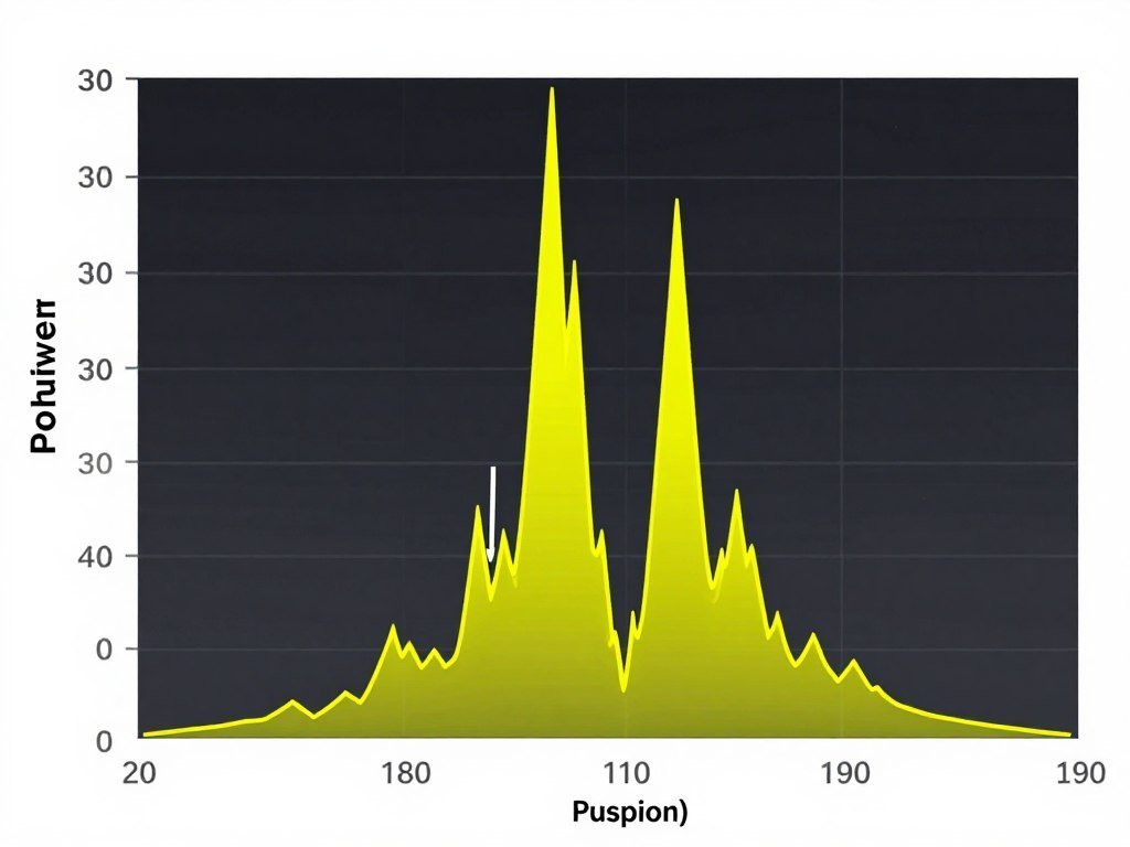 Power consumption graph showing GPU transient power spikes during gaming workload