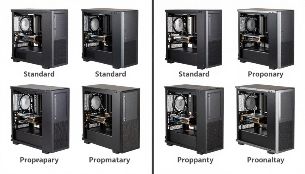 Pre-Built PC Advice comparison showing systems from different manufacturers